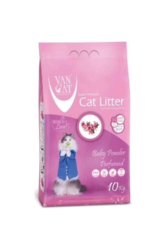 Van Cat  Baby Powder Parfümlü Kedi Kumu 10 Kg