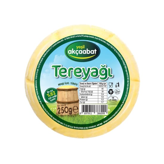 Yeşil Akçaabat Trabzon Tereyağı Tuzlu 400 gr