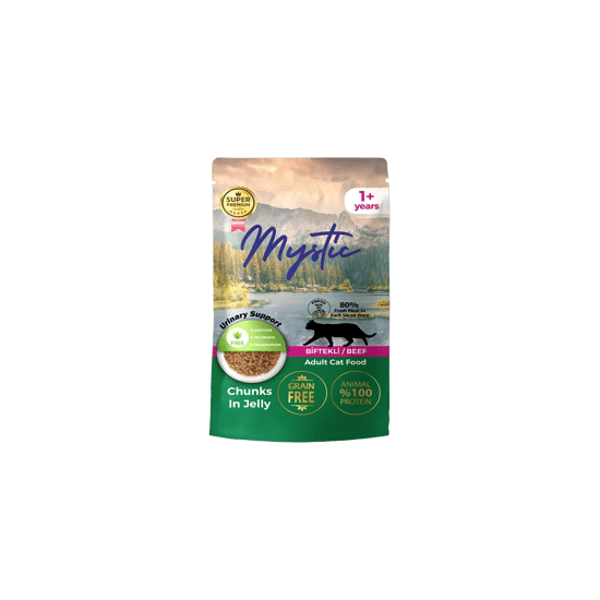 MYSTİC BİFTEKLİ TAHILSIZ KEDİ YAŞ MAMASI 85 G PATE