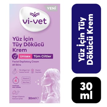 Vi-Vet Tüy Dökücü Kremi 30 ml Yüz