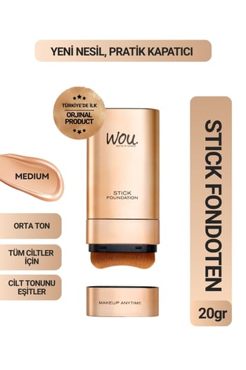Wou Stick Fondöten No:2 Orta Ton 20 gr