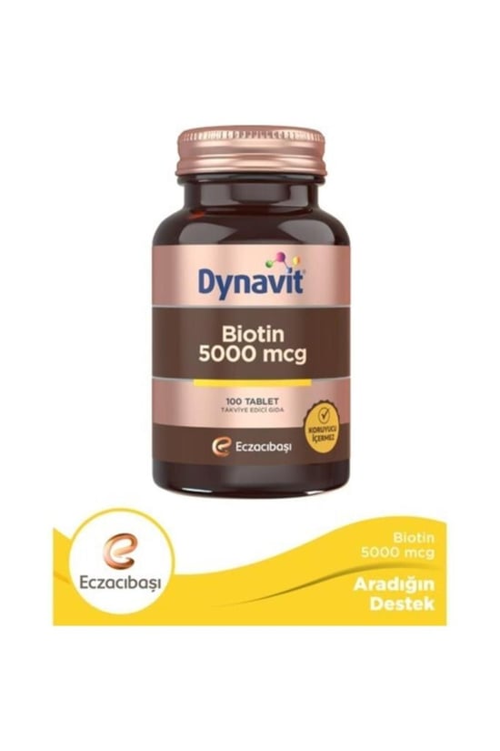 Dynavit Biotin 5000 mcg 100 Kapsül
