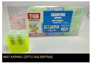 TGB Kapaklı Çiftli Kalemtıraş