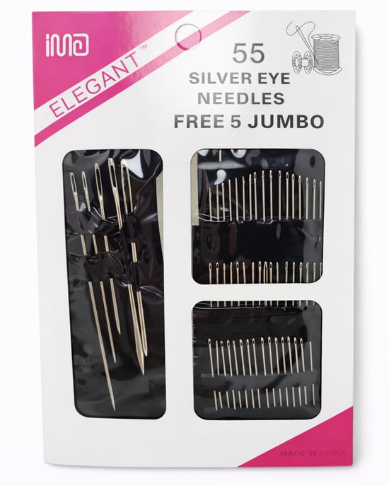 Jumbo 55 Adetli İğne Seti Dikiş İğnesi Ve Yorgan İğnesi