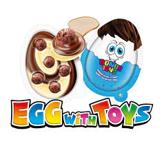 Oyal Bonus Toys  Erkek/Kız Krem Çikolatalı Yumurta 10gr 24'lü