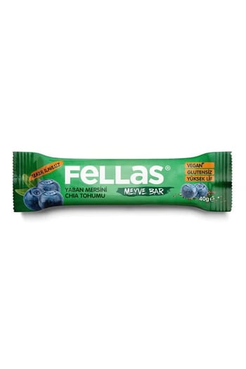 Fellas Meyve Bar - Chialı ve Yaban Mersinli 40g