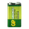 GP Batteries GP1604G Greencell 6F22/1222/9V Pil, 9 Volt, 10'lu Kutu