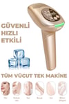 Sinbo Sel-6044 IPL Buz Lazer Epilasyon Atım Otomatik/Manuel Dijital Ekran