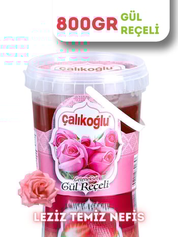 Çalıkoğlu Geleneksel Gül Reçeli 800 gr (Kova)