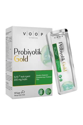 Probiyotik Mikroorganizma İçeren 10'lu Saşe Takviye Edici Gıda