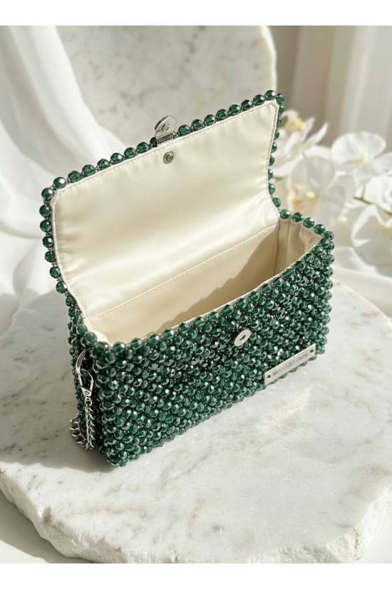 Atelier Emine Mint Jewel Gelato – Özel Üretim Kristal Çanta