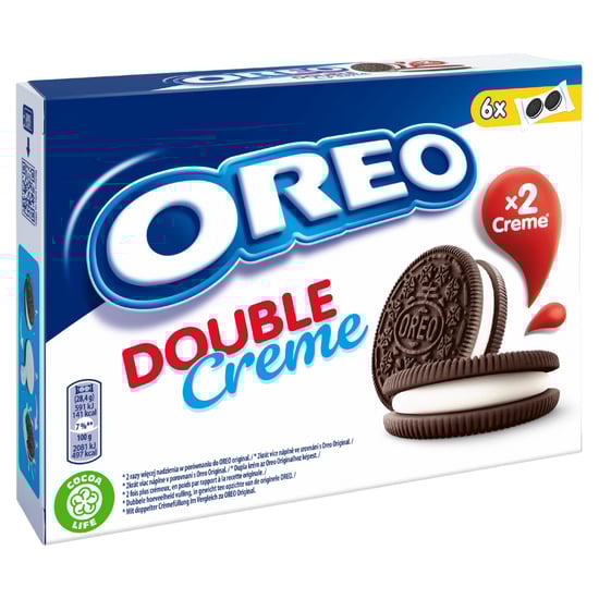 Oreo Double Creme Vanilyalı Bisküvi 170 gr - 4 Adet