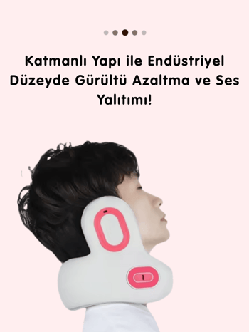 Pure ES U-Şekilli Isıtmalı Boyun & Omuz Masaj Yastığı