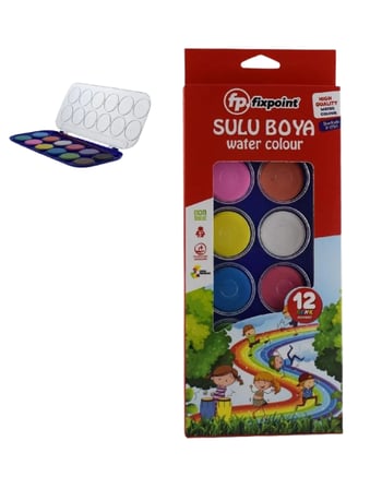 Fix Point Büyük Sulu Boya 28mm 12li