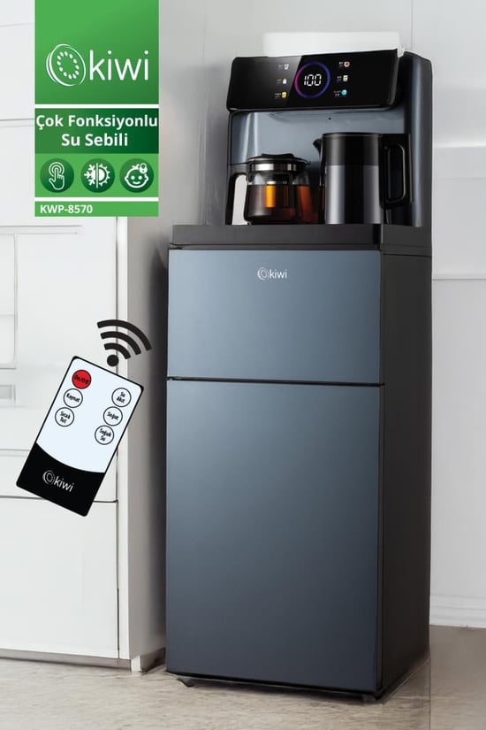 Kwp-8570 Gizli Damacanalı , Dahili Otomatik Çaycılı, Sıcak Soğuk Dijital Su Sebili