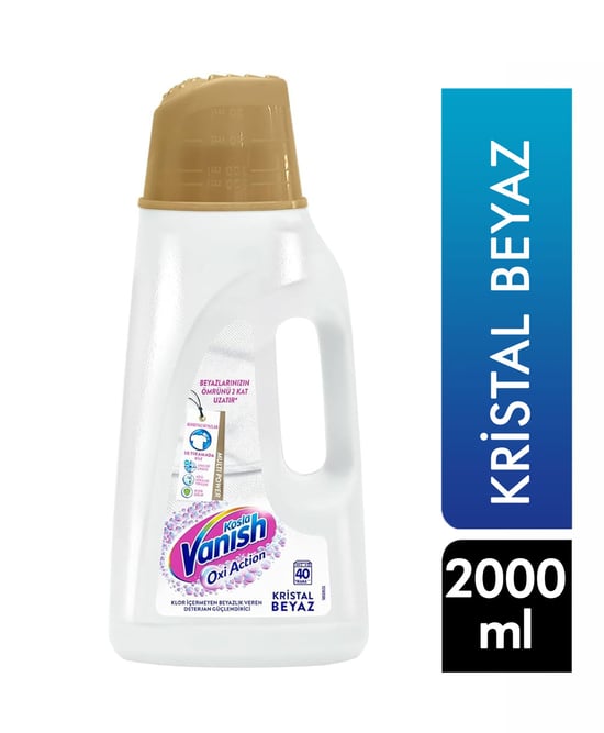 vanish,Vanish Kosla Oxi,Leke Çıkarıcı 2000 ml ,Kristal Beyaz