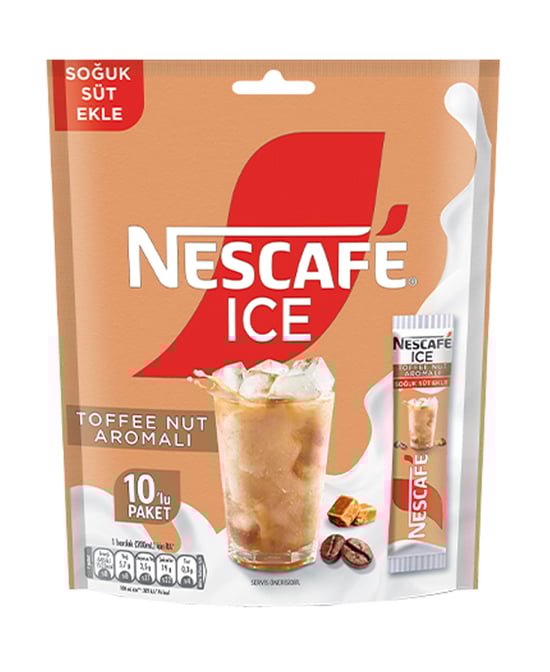 Nescafe 3'ü 1 Arada Ice Choco Toffee Nut 10'lu
