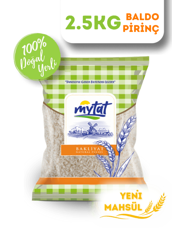 Mytat Doğal Yerli Üretim Baldo Pirinç 2.5 kg