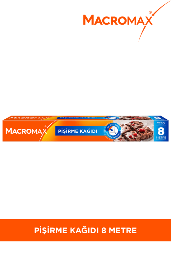 Macromax Pişirme Kağıdı 8 Mt