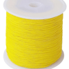 P Parla Paraşüt İpi, Bileklik-Kolye örgü ipi 1 mm 50 metre Sarı 12'li