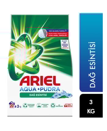 ariel,dağ esintisi, toz deterjan,çamaşır deterjanı,toptan deterjan,3 kg