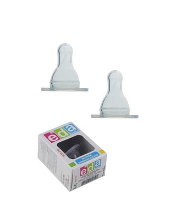 Lüx Eda Bebe 310 Silikon Biberon Başlığı 24 Adet