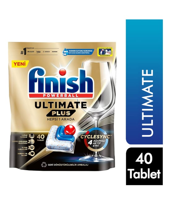 Finish Ultimate Plus Bulaşık Yıkama Tableti 40 Lı