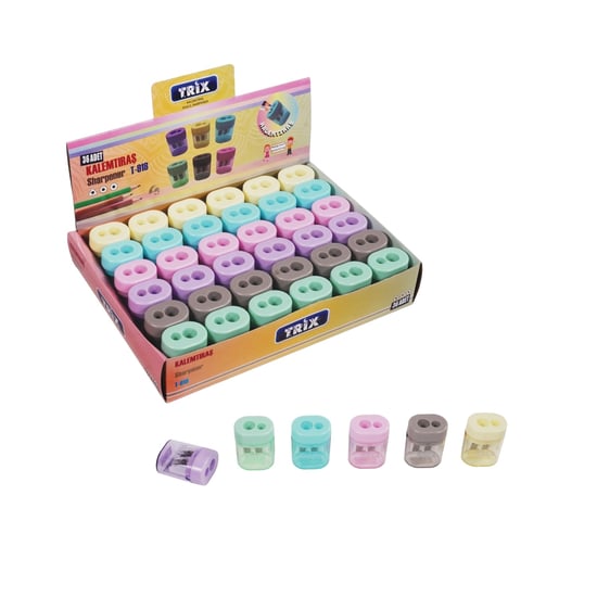 Trix Hazneli Oval Kalemtraş