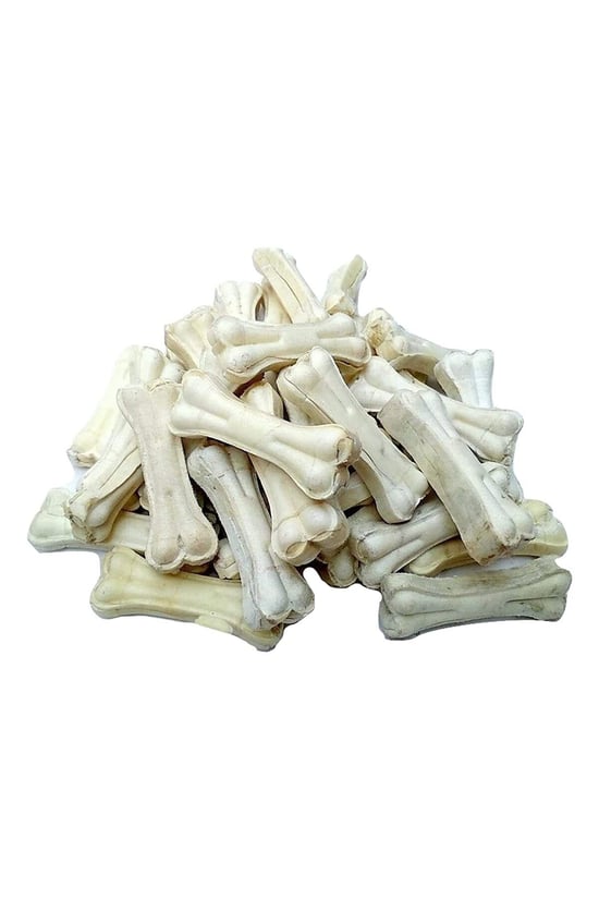 Eva & Walle Press Kemik Beyaz Kemik Köpek Ödülü 25' li 7cm Küçük Irk Köpekler İçin