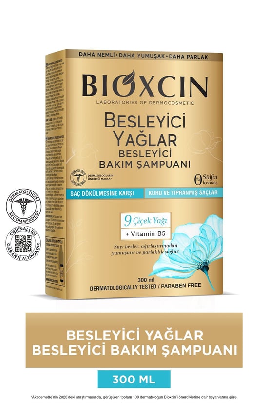 Bioxcin Besleyici Yağlar Bakım Şampuan 300 ml