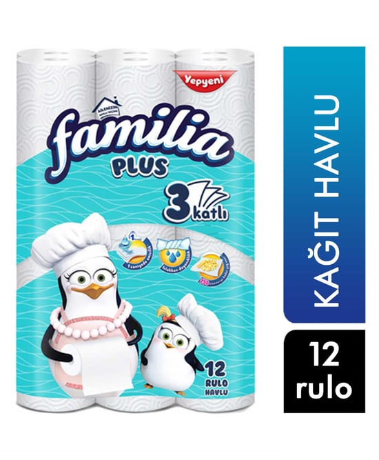Familia Plus Kağıt Havlu 12 Rulo