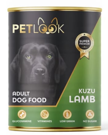 Petlook Konserve Köpek Maması  Yetişkin Kuzu Etli, Kıyılmış Pate Etli 415 GR