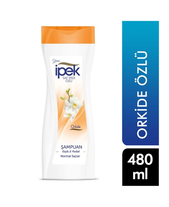 İpek Şampuan 480 ml Normal Saçlar İçin Orkide Özlü