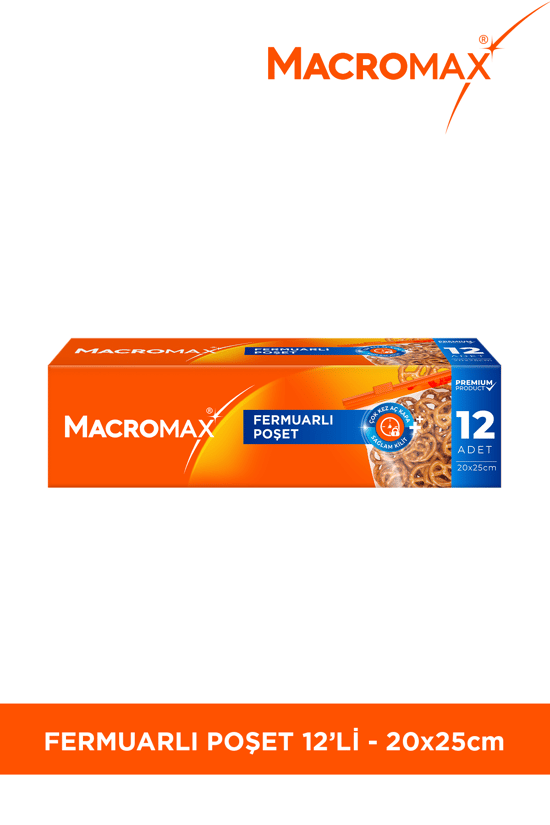 Macromax Fermuarlı Poşet