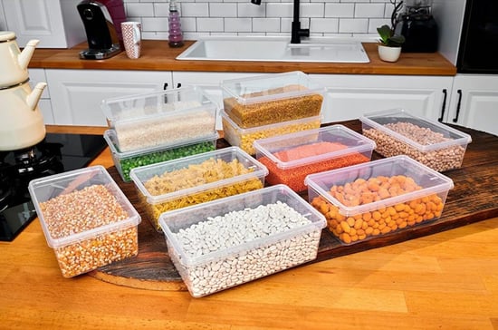 Dondurucu Saklama Kabı Şeffaf 2 Litre