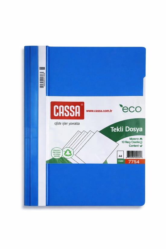Cassa Telli Dosya Eco Mavi 50 li Paket