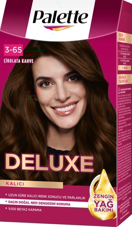 Palette Deluxe 3/65  Çikolata Kahvesi Saç Boyası