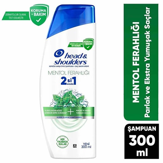 Head And Shoulders Head And Shoulders Mentol Ferahlığı 2si1 Arada Şampuan 300 ml