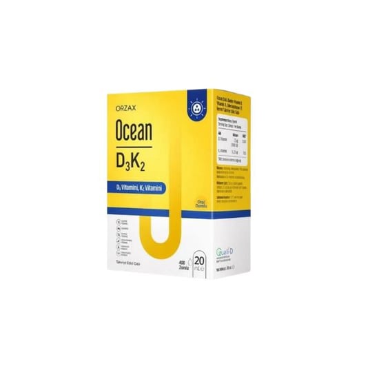 Ocean Vitamin D3 +  Vitamin K2 Oral Damla 20 ml