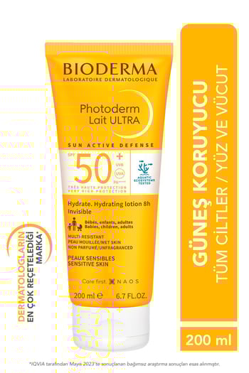 Bioderma Photoderm Lait Ultra Güneş Kremi  Spf 50+ 200 ml
