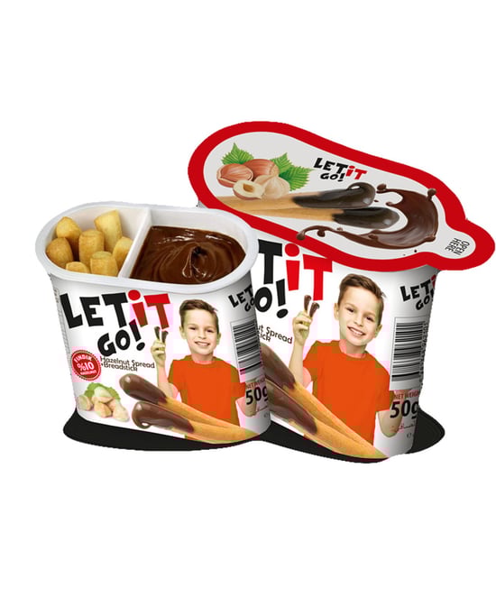 Let It Go-Kakaolu Fındık Kreması&Grıssını 50 Gr.