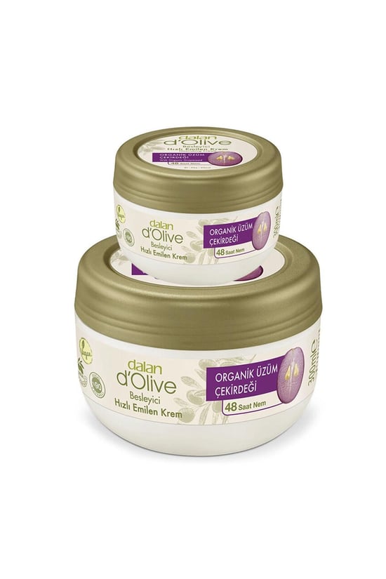 D'olive Doğal Üzüm Çekirdeği Krem 300 ml 150 ml Hediye