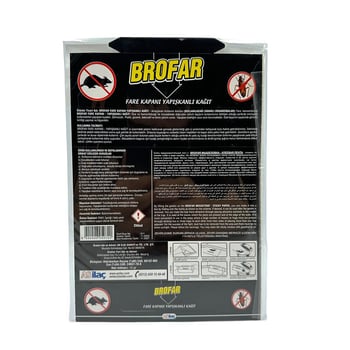 Brofar Fare Kapanı Yapışkanlı Kağıt Fare Kovucu  2 li