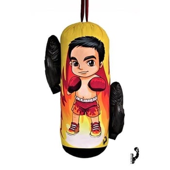 Diji Baby Çocuk Boks Kum Torbası Eldiven Dahil 2-6 Yaş Boksör