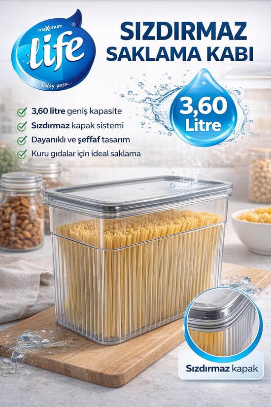 Life Sızdırmaz Saklama Kabı 3.60