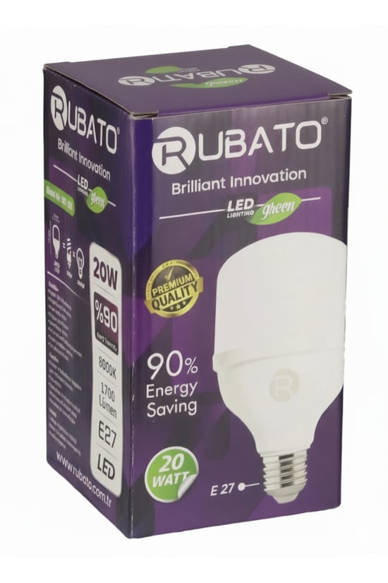 Rubato 20 W Led Ampul - %90 Enerji Tasarruflu - 1 Adet