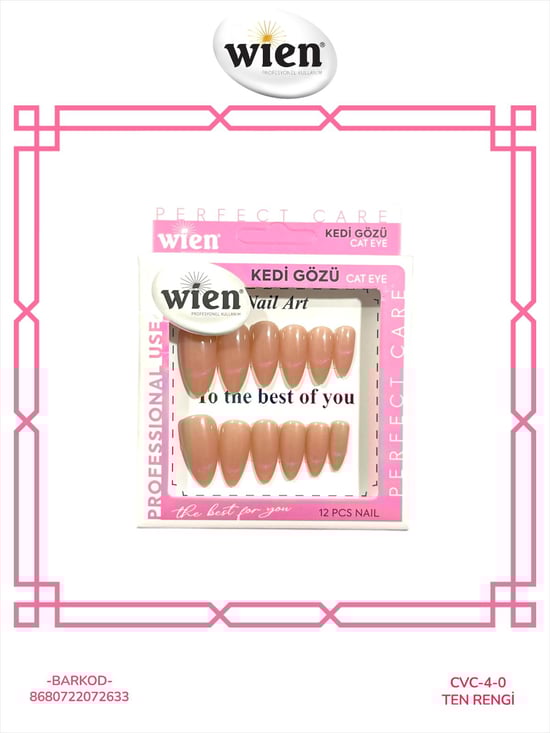 Wien takma tırnak - Ten rengi