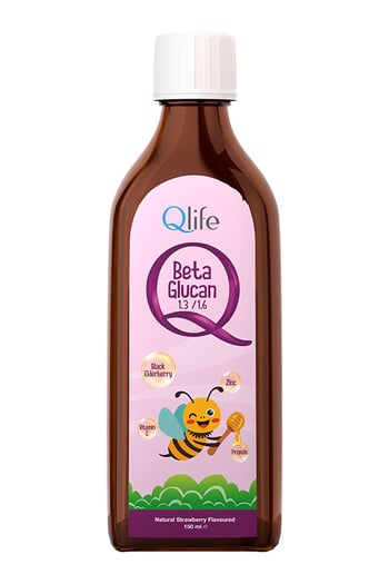Beta Glukan C Vitamini ve Çinko ve Probilisli Çilek Aromalı Şurup 150 ml