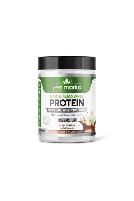 Doğal Whey Protein Tozu - Vanilya / Kakao 100 g