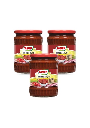 TAMEK Biber Salçası Tatlı 540 gr Cam